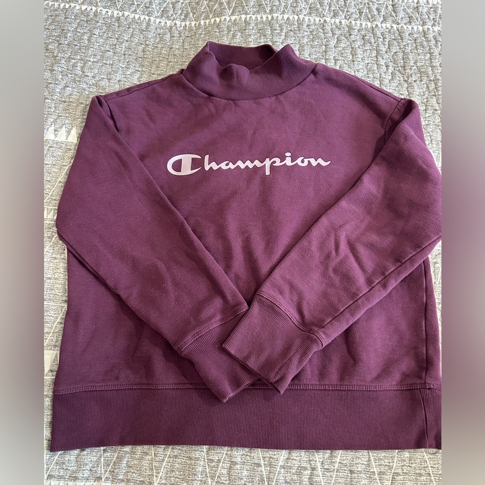 Champion Plum Fleece Pullover
